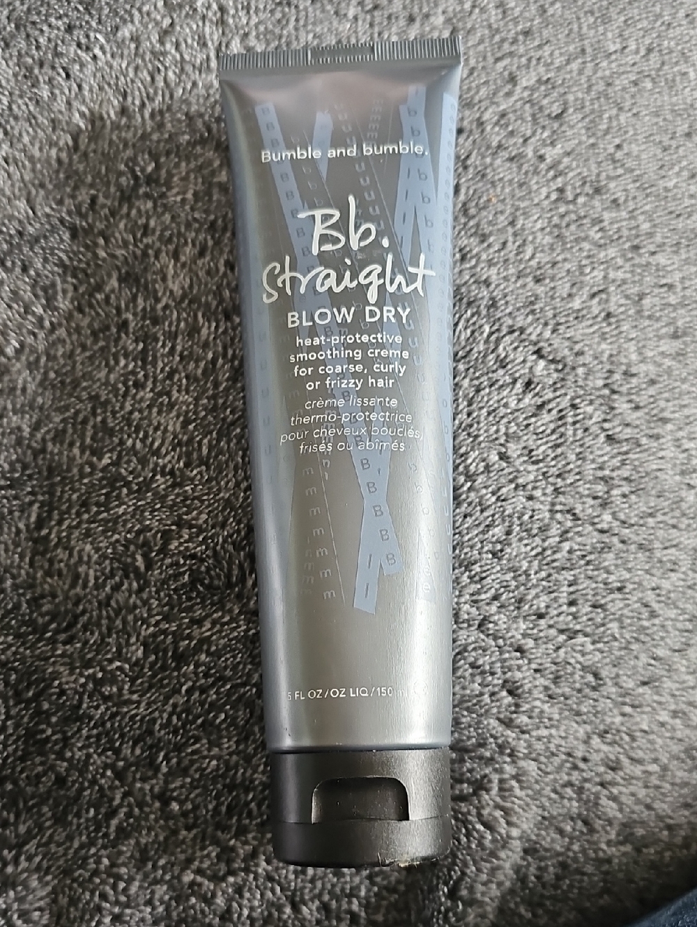 Bumble and bumble Bb. Straight Blow Dry - Silver and Black Tube